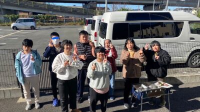 グループホームほのかで焼き芋パーティー！