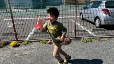 児童デイサービスほのかの風車作り！